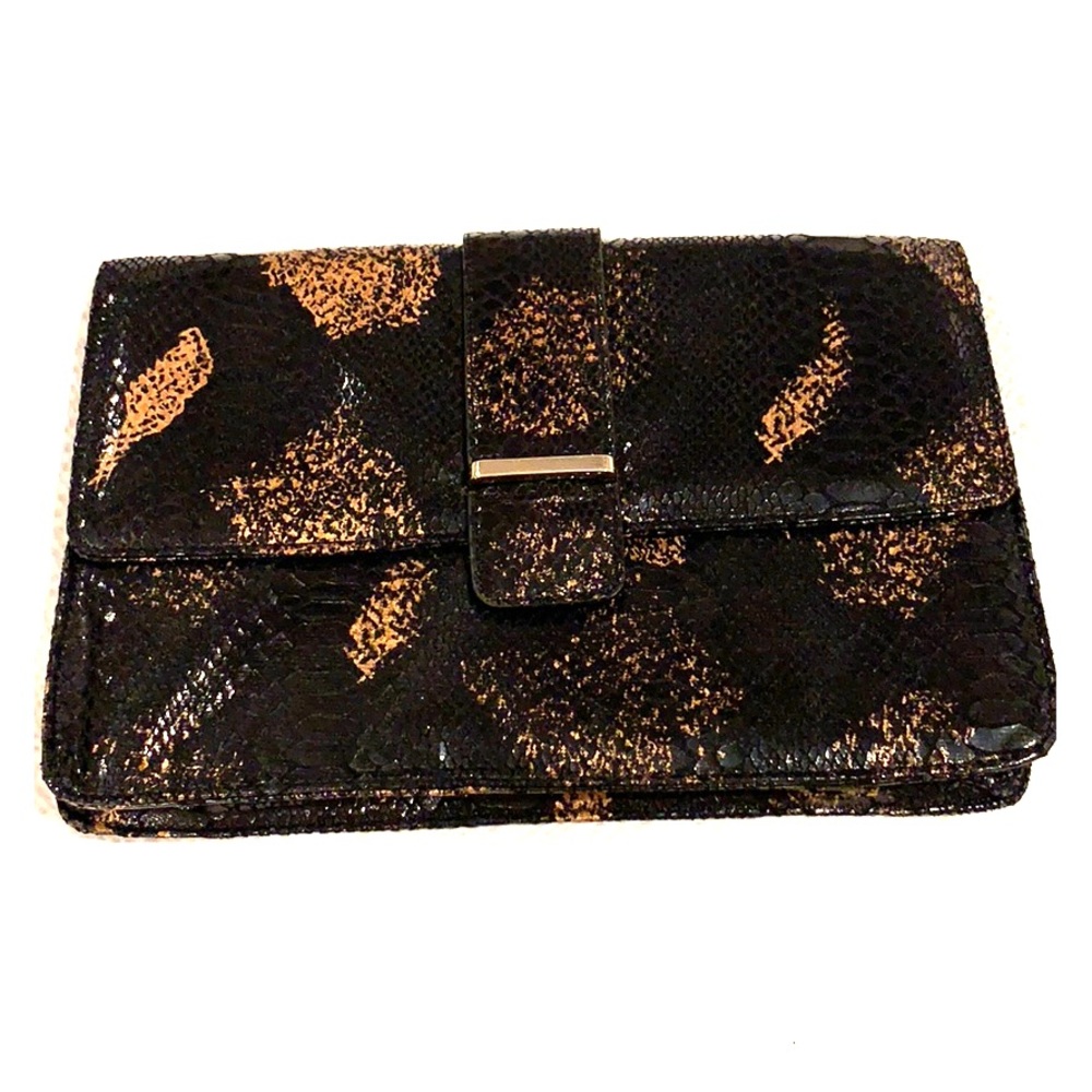 Street Level 7 Snakeskin Clutch